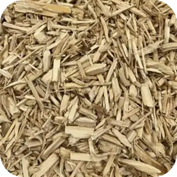 The 1-inch minus woodchips are perfect for domestic biomass and small commercial biomass boilers that are picky on the fuel quality.