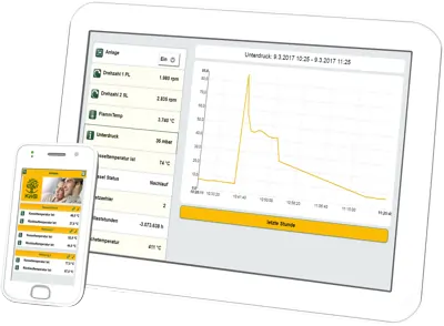 KWB's Comfort Online remote access for biomass boilers