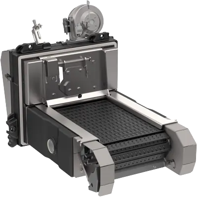 The crawler biomass burner of the KWB Multifire2